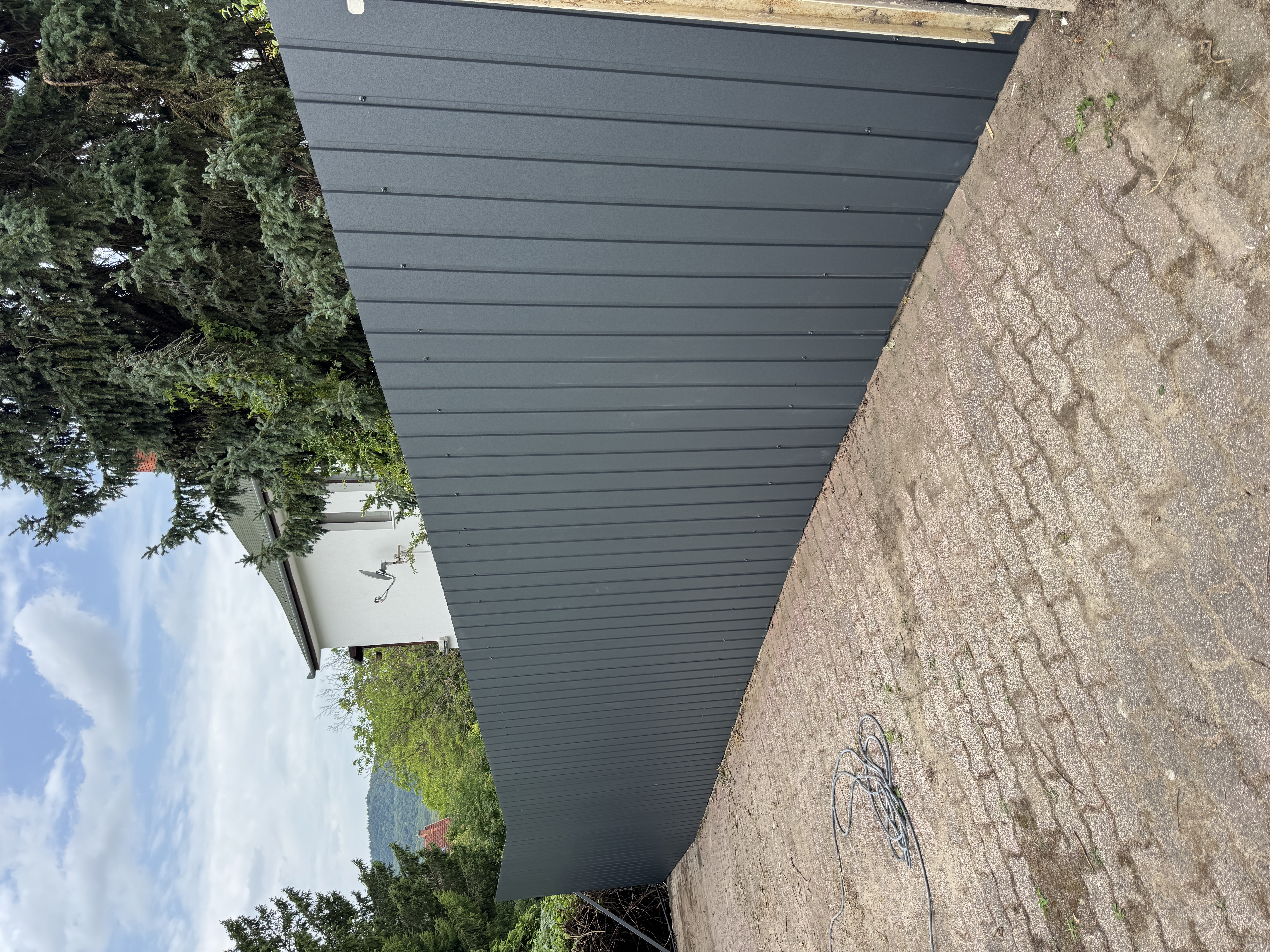 Bp II ker T8 ból kerítés építés